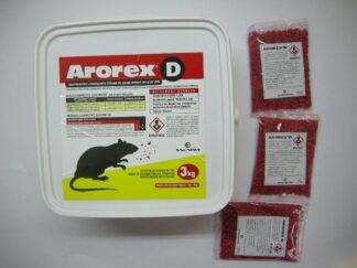 AROREX D ΤΡΩΚΤΙΚΟΚΤΟΝΟ  ( ΠΟΝΤΙΚΟΦΑΡΜΑΚΟ ) ΣΕ ΣΙΤΑΡΙ KOKKINO 3 κιλά (σε φάκελα των 100 γραμ.)