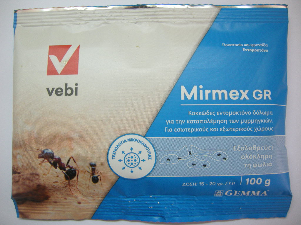 ΔΟΛΩΜΑ ΓΙΑ ΜΥΡΜΗΓΚΙΑ MIRMEX GR 100 gr.